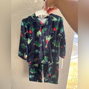 Christmas Dinosaur Pajama Set 18 months